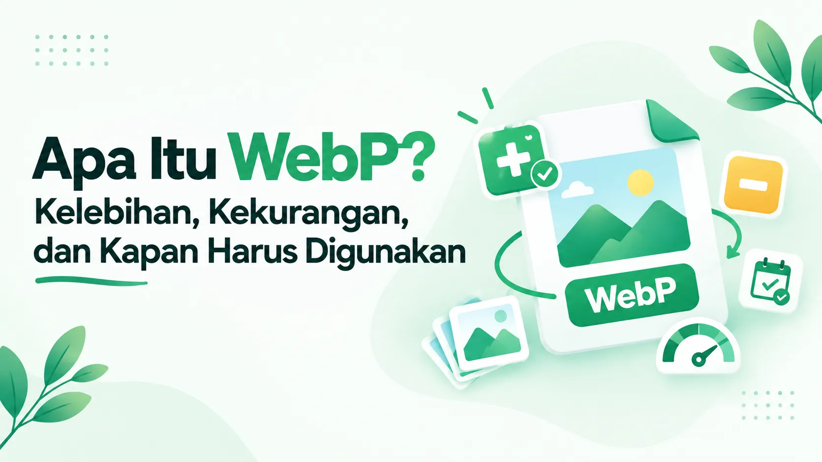 Kelebihan, kekurangan, dan penggunaan WebP