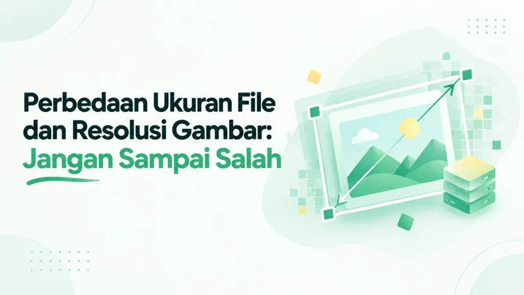 Ukuran File dan Resolusi Gambar serta perbedaannya